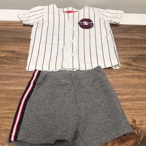 Size 6m boy’s baseball outfit